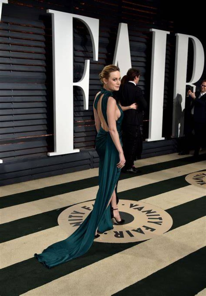 Brie Larson Vanity Fair Oscar Party, Arrivals, Los Angeles, USA - 24 Feb 2019 Wearing Celine