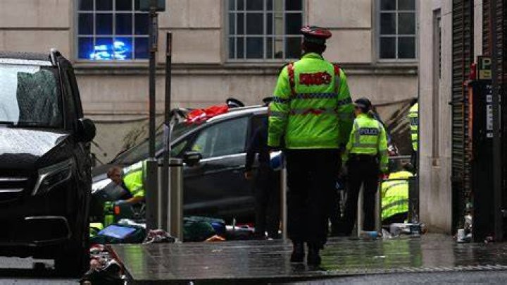 Britain Car Hits Pedestrians
