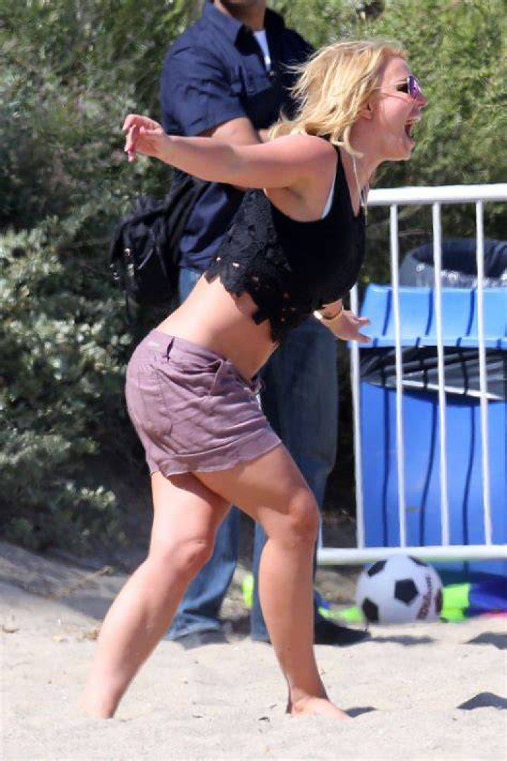 Britney Spears At A Beach