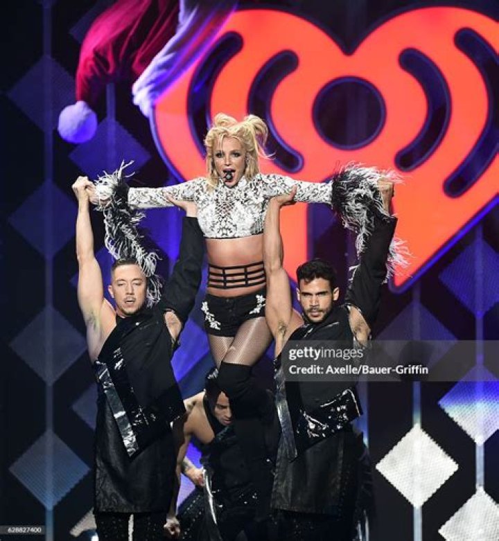 Britney Spears iHeartRadio Jingle Ball, Show, Staples Center, Los Angeles, USA - 02 Dec 2016 Britney Spears performs on stage during the 102.7 KIIS FM's Jingle Ball 2016