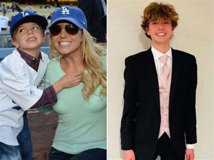 Britney Spears, Jayden James Federline, Sean Federline and niece Lexie Teen Choice Awards, Press Room, Los Angeles, America - 16 Aug 2015