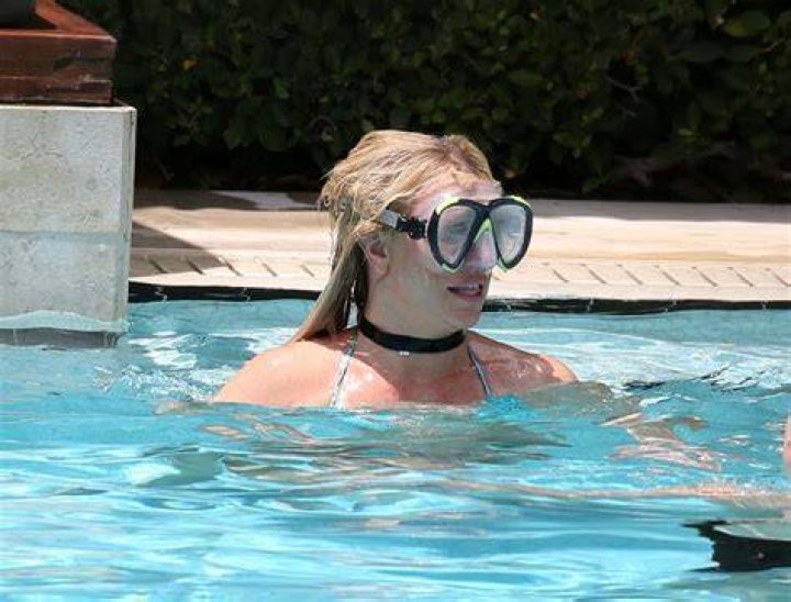 Britney Spears Poolside