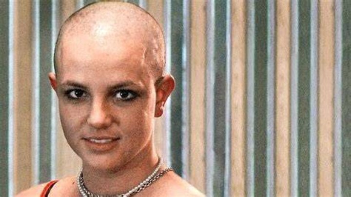 Britney Spears Shaved Head
