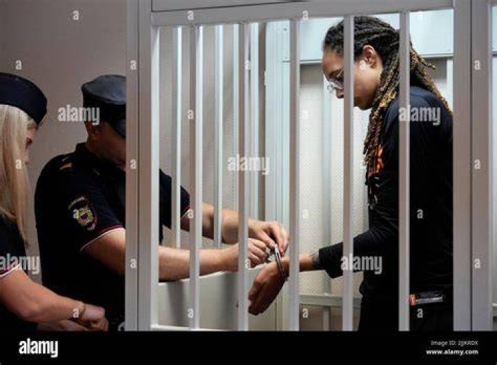 Brittney Griner In Handcuffs