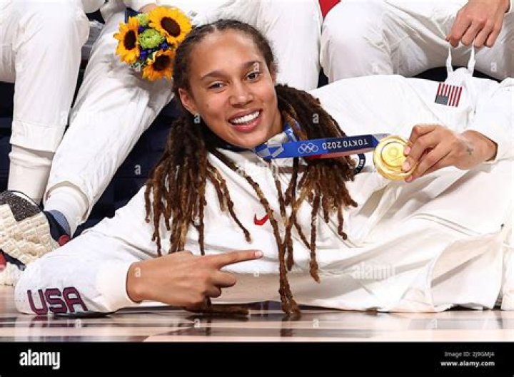 Brittney Griner Receives A Gold Medal At The Toyko Olympics
