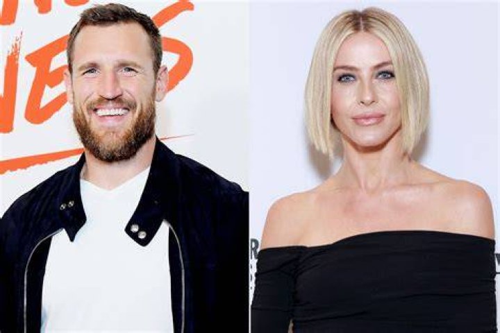Brooks Laich, Julianne Hough. Brooks Laich, left, and Julianne Hough arrive at night one of the Creative Arts Emmy Awards at the Microsoft Theater, in Los Angeles 2017 Creative Arts Emmy Awards - Arrivals - Night One, Los Angeles, USA - 09 Sep 2017