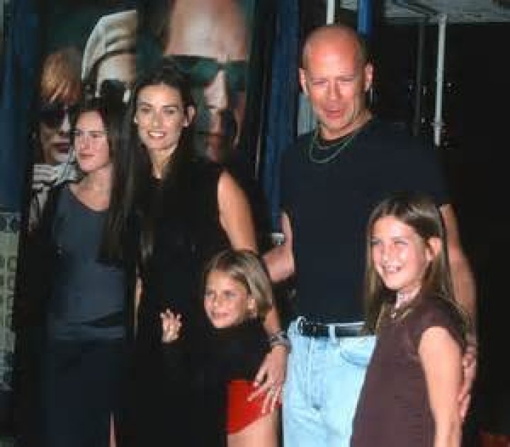 Bruce Willis, Demi Moore, family