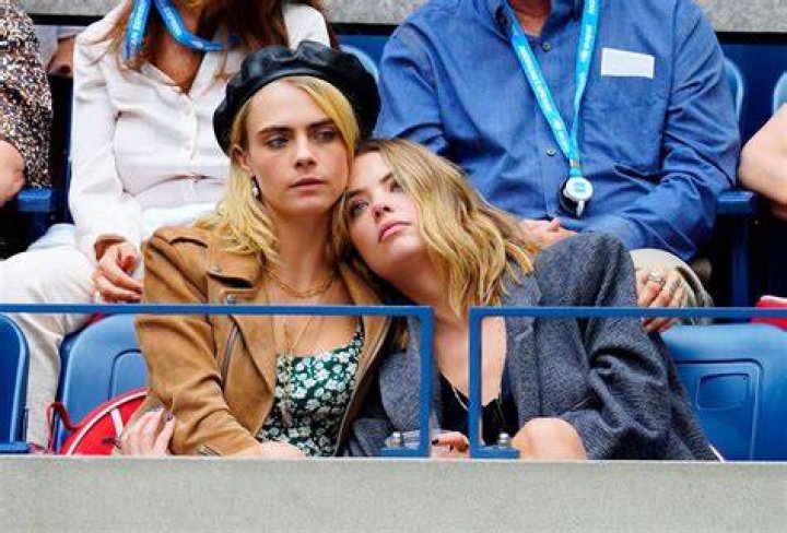 Cara Delevingne and Ashley Benson strolling in St Tropez France on july 8 , 2019. 08 Jul 2019 Pictured: Cara Delevingne and Ashley Benson. Photo credit: KCS Presse / MEGA TheMegaAgency.com +1 888 505 6342 (Mega Agency TagID: MEGA461832_018.jpg) [Photo via Mega Agency]