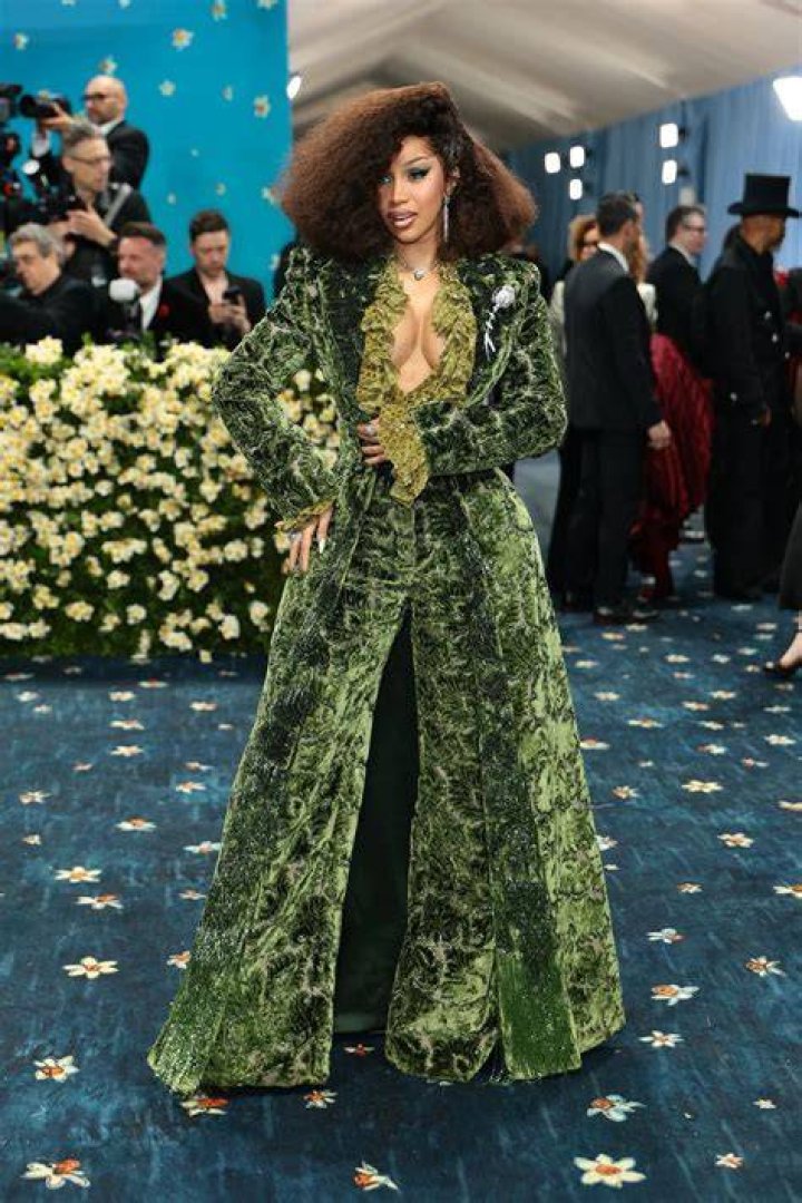 Cardi B at a Met Gala after-party 