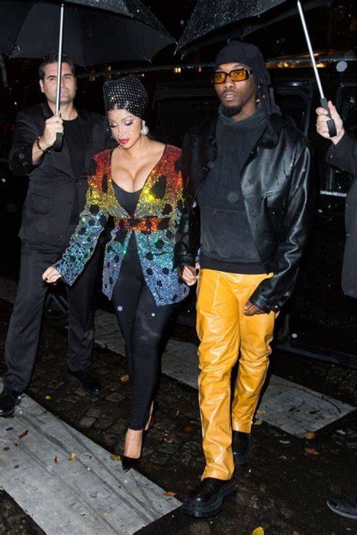 Cardi B leaving her Paris hotel. PFW. 05 Jul 2023 Pictured: Cardi B. Photo credit: Raw Image LTD/MEGA TheMegaAgency.com +1 888 505 6342 (Mega Agency TagID: MEGA1003838_001.jpg) [Photo via Mega Agency]