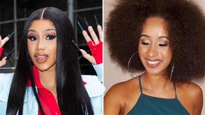 Cardi B natural hair