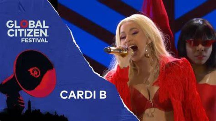 Cardi B2018 Global Citizen's Festival, New York, USA - 30 Sep 2018