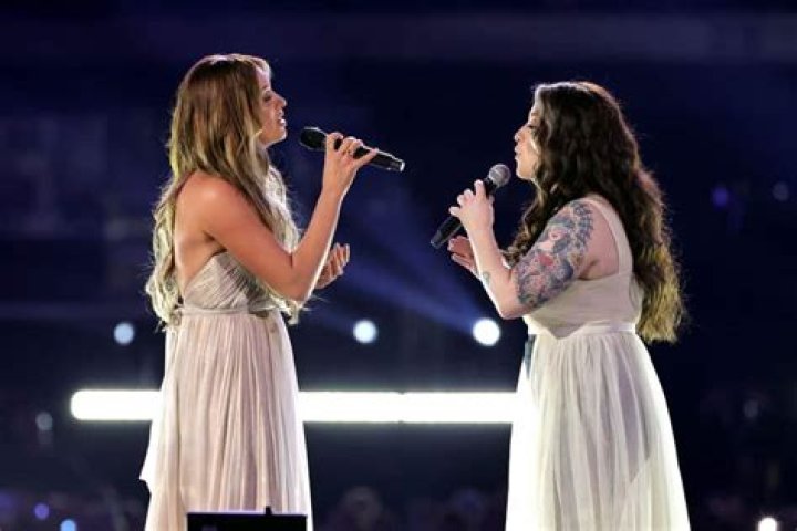 Carly Pearce and Ashley McBryde accept the Best Country Duo/Group Performance award for 'Never Wanted to Be That Girl' 65th Annual Grammy Awards, Premiere Ceremony, Los Angeles, USA - 05 Feb 2023
