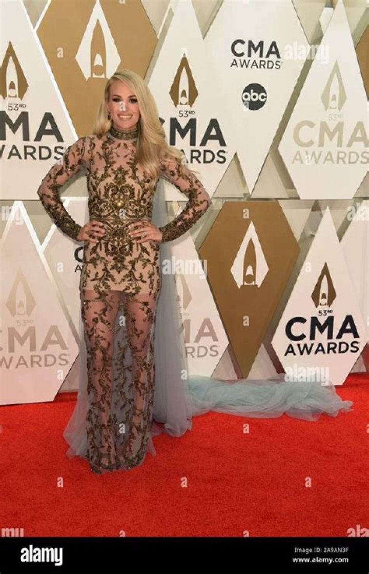 Carrie Underwood 53rd Annual CMA Awards, Show, Bridgestone Arena, Nashville, USA - 13 Nov 2019