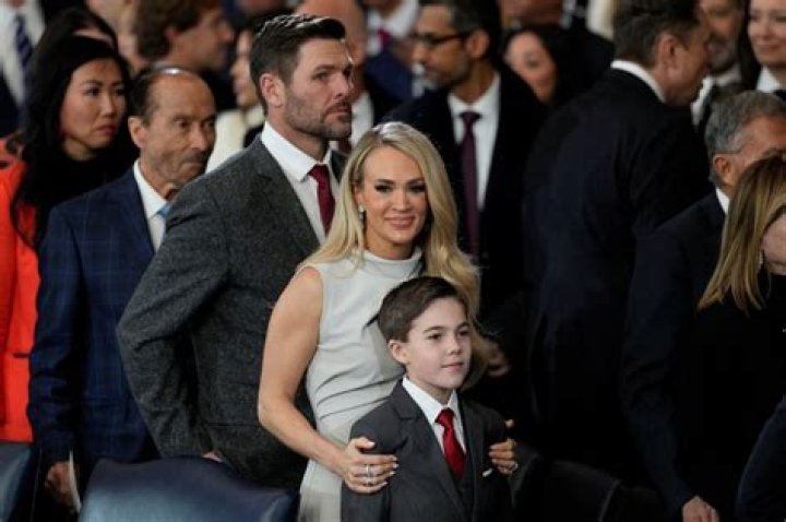 Carrie Underwood, Mike Fisher & son Isaiah