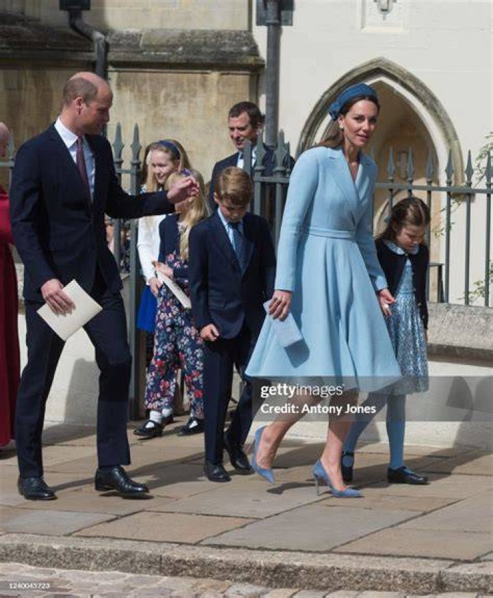 Catherine Duchess of Cambridge Easter Sunday service, St George's Chapel, Windsor Castle, UK - 01 Apr 2018