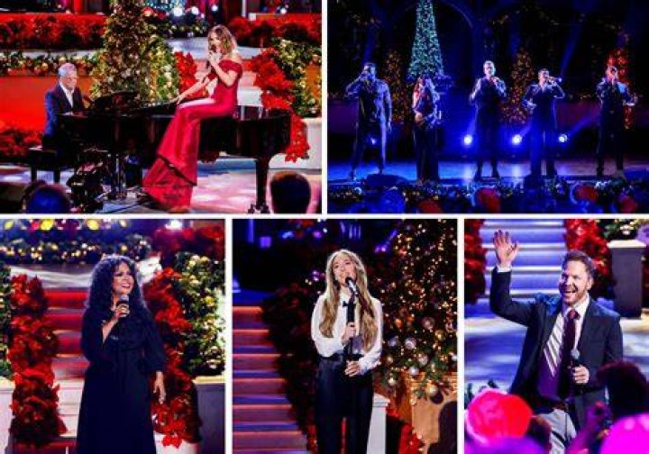 CBS presents the 25TH ANNUAL A HOME FOR THE HOLIDAYS, an entertainment special featuring uplifting stories of adoption from foster care, Friday, Dec. 22 (8:00-9:00 PM, ET/PT), on the CBS Television Network, and streaming on Paramount+ (live and on demand for Paramount+ with SHOWTIME subscribers, or on demand for Paramount+ Essential subscribers the day after the episode airs). Performances by extraordinary artists including Lauren Daigle, Gavin DeGraw, David Foster & Katharine McPhee, Pentatonix and CeCe Winans will enhance the inspirational adoption stories of several American families. Katharine McPhee also serves as host for the evening. Pictured (L-R): David Foster and Katharine McPhee. Photo: Sonja Flemming/CBS &copy;2023 CBS Broadcasting, Inc. All Rights Reserved.