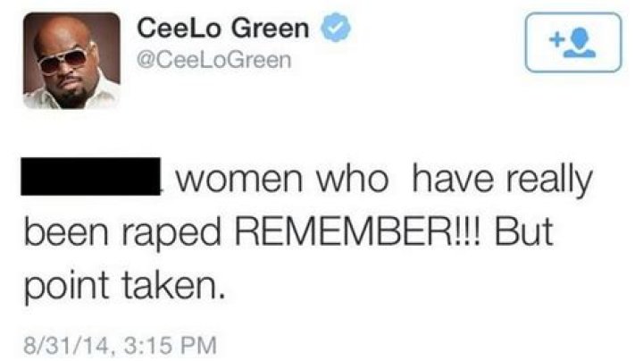 CeeLo Green Rape Tweets