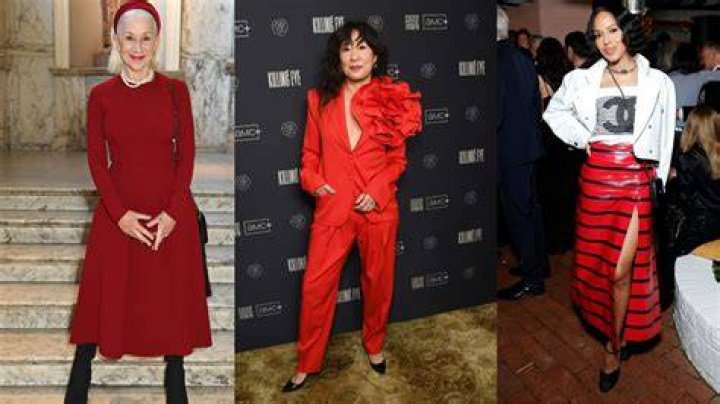 Celebrities Wearing Red Looks: Photos