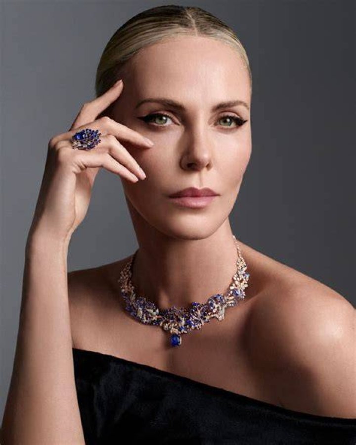 Charlize Theron At Christian Dior
