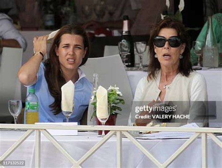 Charlotte Casiraghi and her mother Princess Caroline.