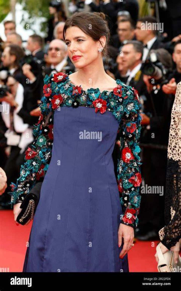 Charlotte Casiraghi arrives for the 'Bal de la Rose' (Rose Ball), in Monaco, 30 March 2019. The Rose Ball is a traditional annual charity event in the Principality of Monaco. This year the theme is 'Riviera', designed by late German Karl Lagerfeld and Princess Caroline of Hanover. Bal de la Rose in Monaco - 30 Mar 2019