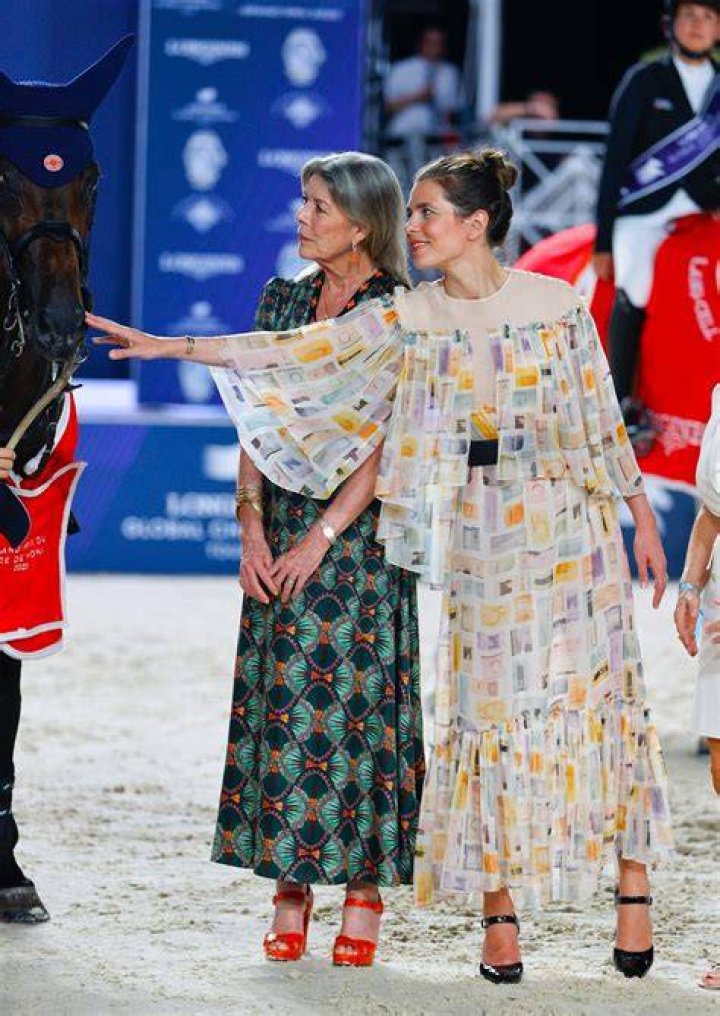Charlotte Casiraghi at the Montblac dinner