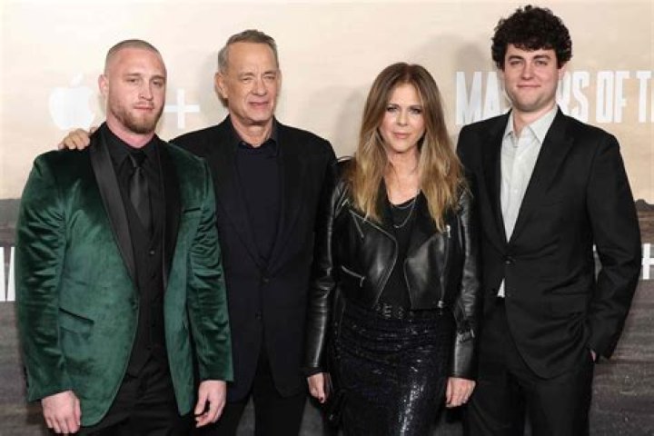 Chet Hanks, Tom Hanks, Rita Wilson, Truman Hanks 'Masters of the Air' World Premiere, Los Angeles, California, USA - 10 Jan 2024