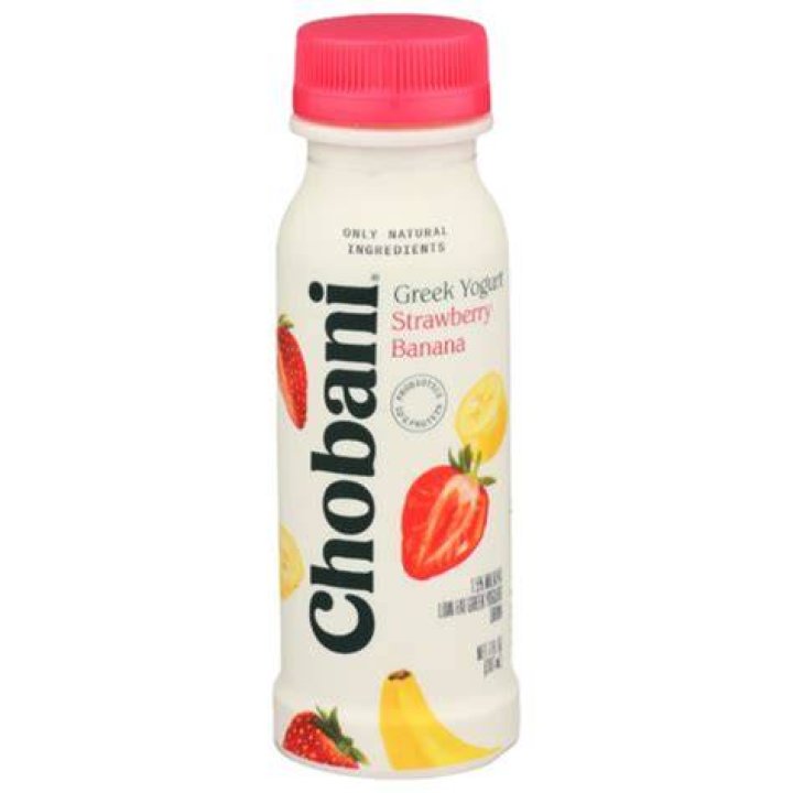 Chobani Smooth Strawberry Banana Yogurt will help you keep that bikini body!