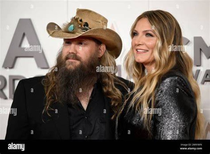 Chris and Morgane Stapleton Arrive At The 2022 Grammy Awards