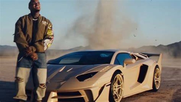 Chris Brown&rsquo;s Lamborghini Aventador