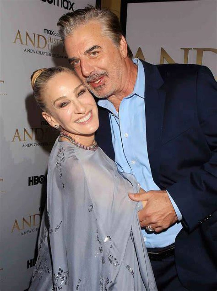 Chris Noth & Sarah Jessica Parker Filming