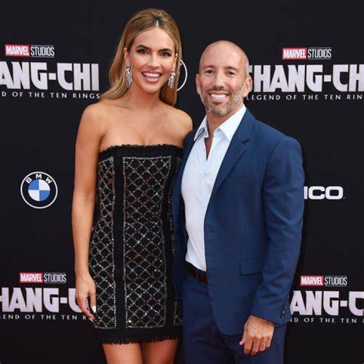 Chrishell Stause, left, and Jason Oppenheim arrive at the premiere of "Shang-Chi and the Legend of the Ten Rings", at the El Capitan Theatre in Los Angeles LA premiere of "Shang-Chi and the Legend of the Ten Rings", Los Angeles, United States - 16 Aug 2021