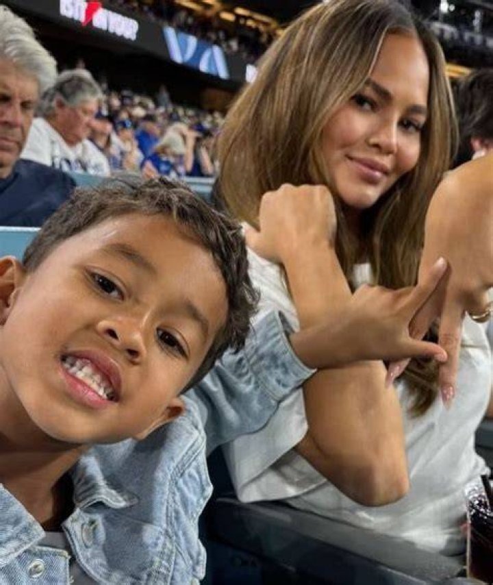 Chrissy Teigen & Her Son Miles
