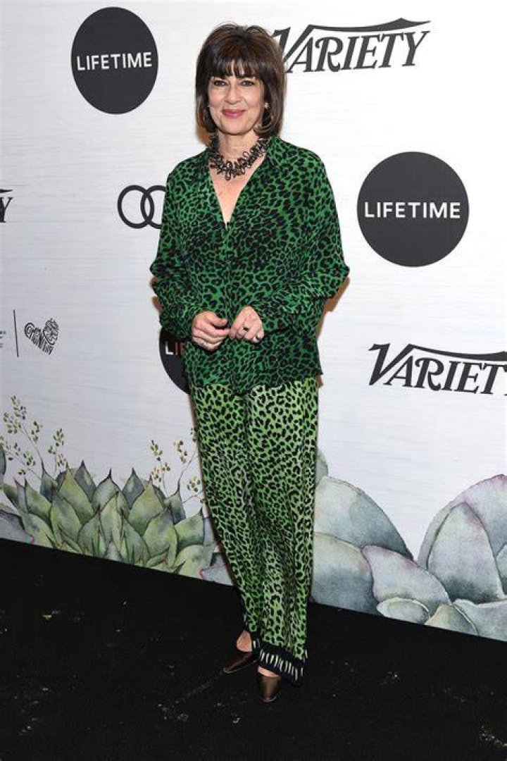 Christiane Amanpour In Green