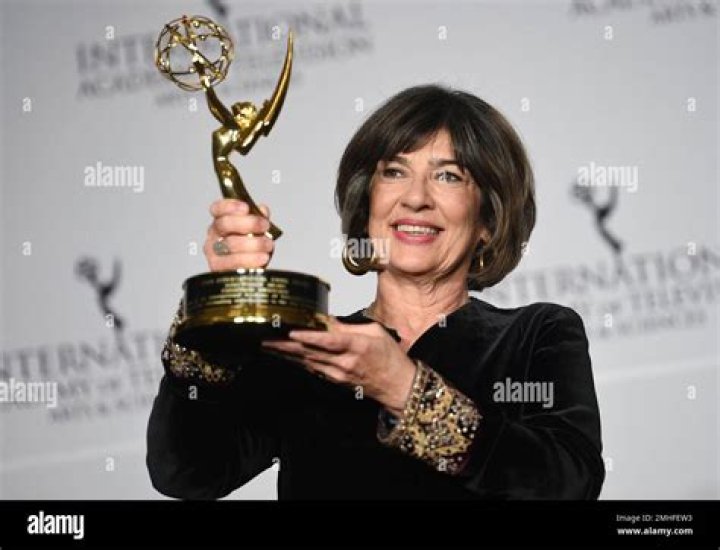 Christiane Amanpour With Her Emmy