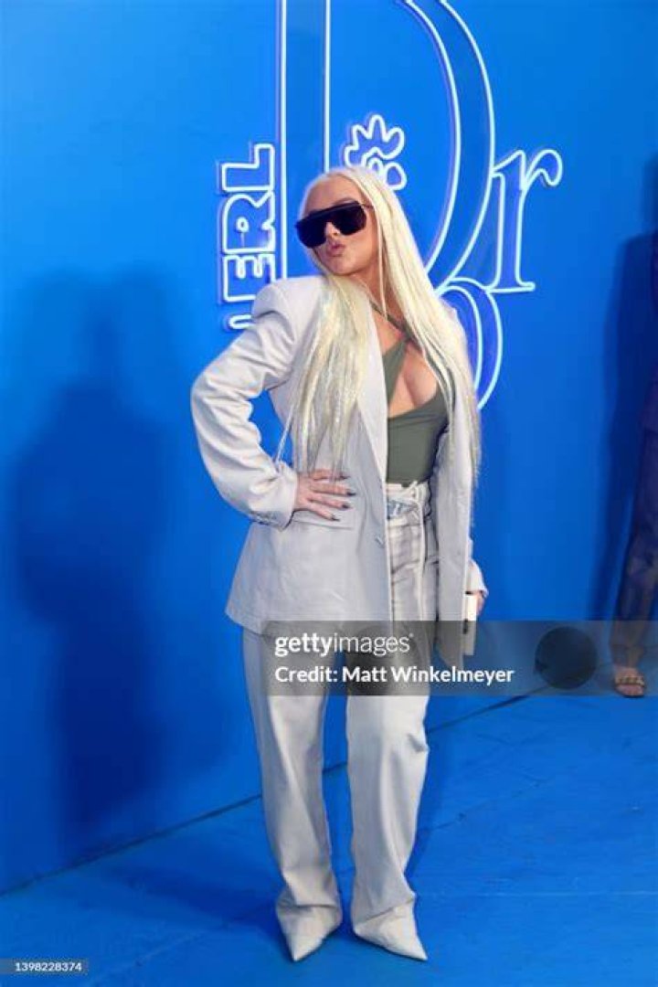 Christina Aguilera attends Dior Men's Spring 2023 collection show, in Venice, Calif Dior Men's Spring 2023 Collection Show, Los Angeles, United States - 19 May 2022