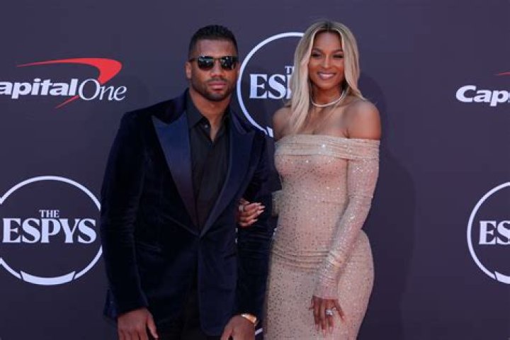 Ciara & Russell Wilson at his first day with Denver Broncos