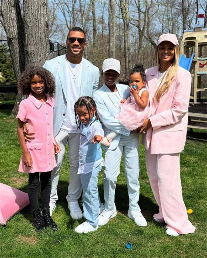 Ciara, Russell Wilson & family at 3Brand party