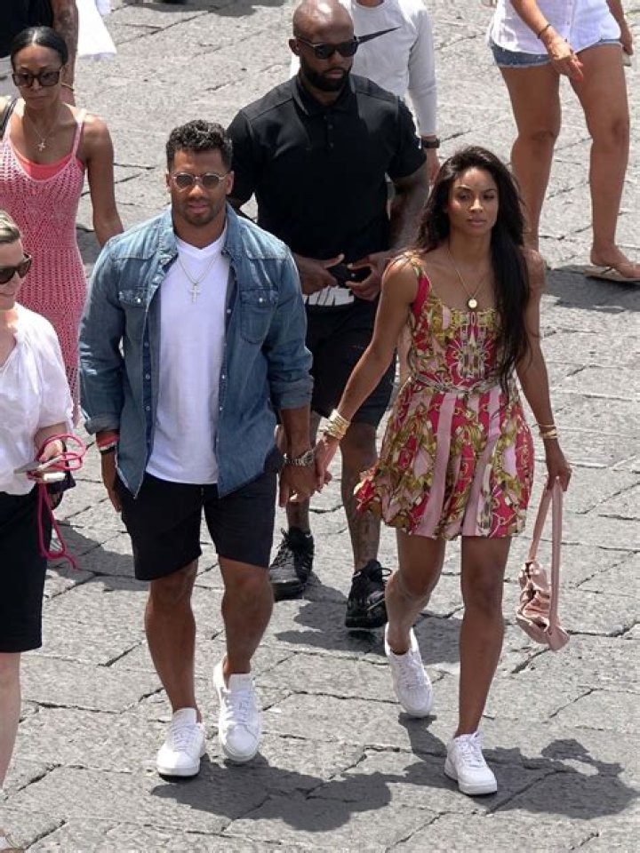 Ciara & Russell Wilson In Capri