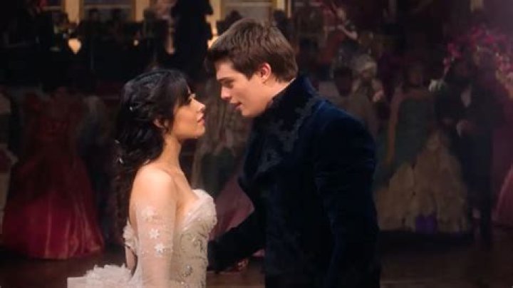 CINDERELLA, from left: Camila Cabello, Nicholas Galitzine, 2021. ph: Kerry Brown /&copy; Amazon Studios / Courtesy Everett Collection