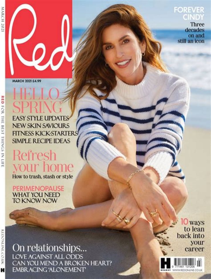 Cindy Crawford In Red