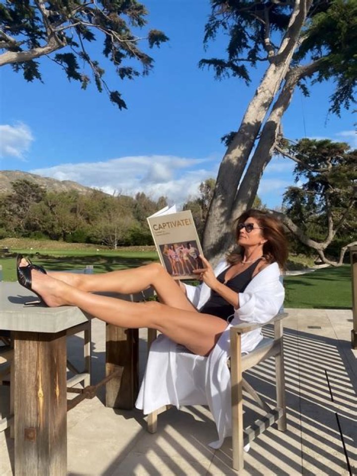 Cindy Crawford Looks Windswept