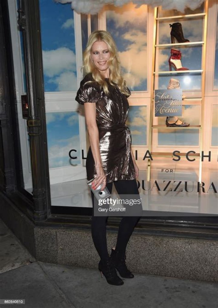 Claudia Schiffer for Aquazzura launch