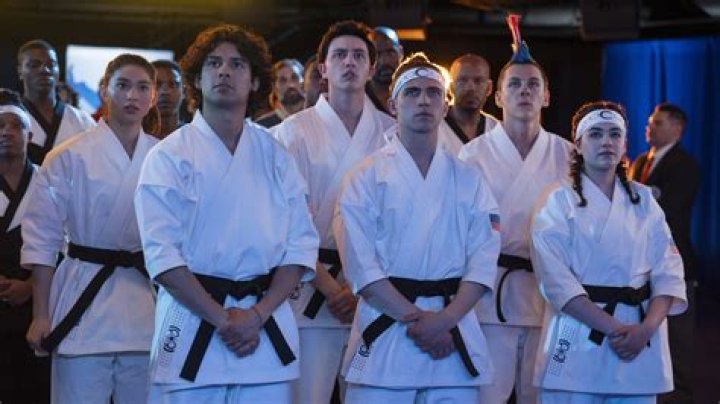 COBRA KAI (L to R) RALPH MACCHIO as DANIEL LARUSSO and WILLIAM ZABKA as JOHNNY LAWRENCE of COBRA KAI Cr. CURTIS BONDS BAKER/NETFLIX &copy; 2020
