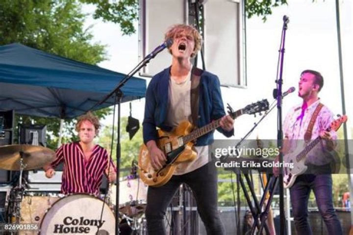 Colony House - Will Chapman, Parke Cottrell, Caleb Chapman, Scott Mills Colony House in concert at Revolution, Fort Lauderdale, USA - 26 Sep 2018