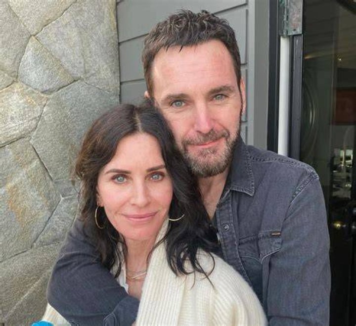 Courteney Cox with her boyfriend Johnny McDaid