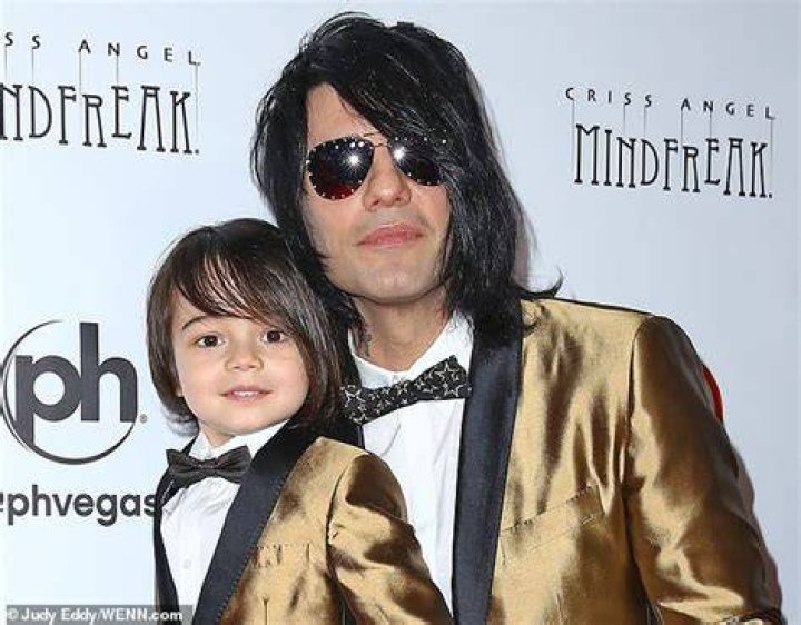 Criss Angel and son Johnny