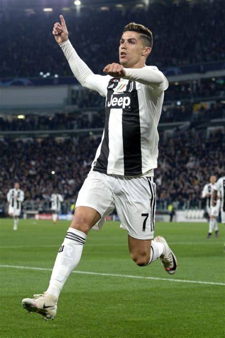 Cristiano Ronaldo of Juventus FC reacts after the UEFA Champions League round of 16 first leg soccer match between Olympique Lyon and Juventus FC in Lyon, France, 26 February 2020. Olympique Lyon vs Juventus FC, France - 26 Feb 2020