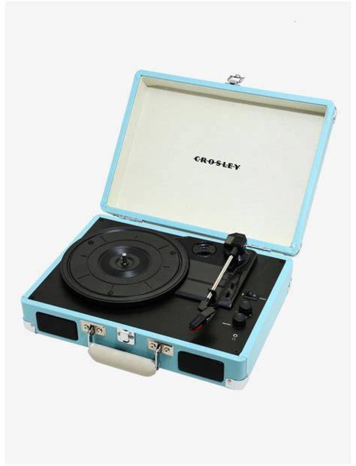 Crosley Cruiser Deluxe 3-Speed Portable Retro Turntable, $89.95, HSN.com